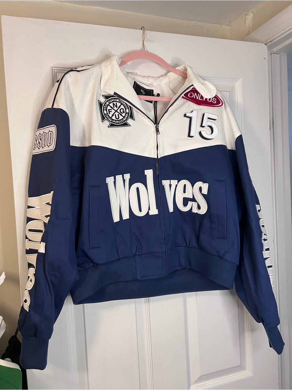 #1043 Darc Sport OnlyUs Gordon Racing Wolves Jacket 167/500 NWT S - Picture 3 of 7